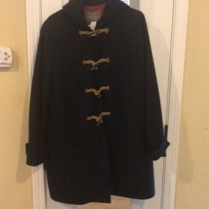j crew wool cashmere toggle coat with thinsulate